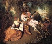 Jean-Antoine Watteau, The scale of love